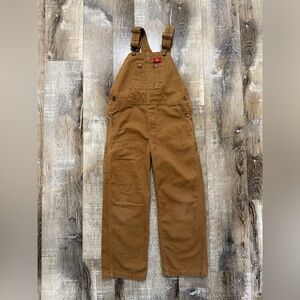 Dickies Kids Tan Overalls